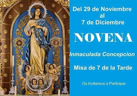 Novena Inmaculada Concepción - Parroquia La Encarnación de Marbella